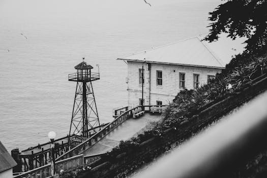 historical map of Alcatraz Island