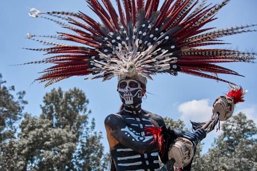 Traditional Native American dance celebration