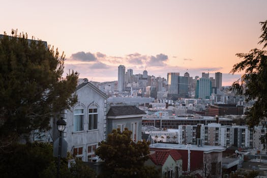 vintage street view of San Francisco