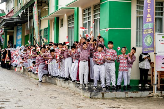 community event celebrating educational heritage