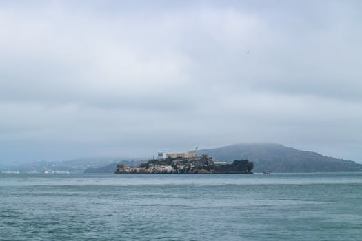 historical map of Alcatraz Island