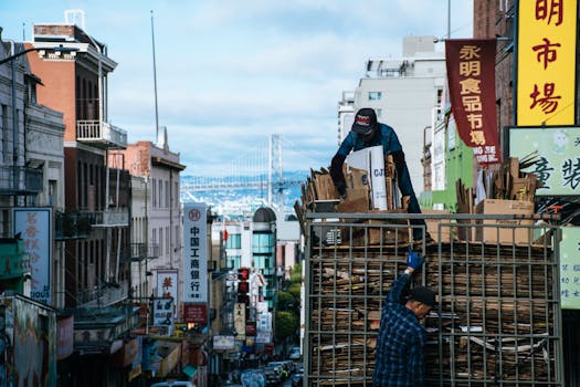 Vibrant streets of San Francisco