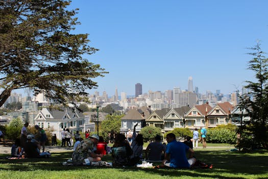 Victorian homes in San Francisco