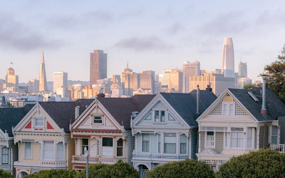 The famous Painted Ladies of San Francisco