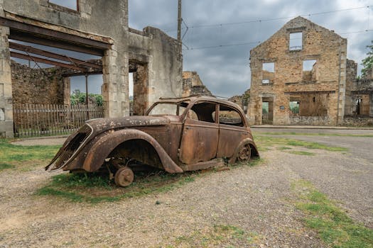 abandoned ghost town