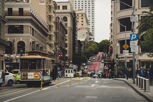 historic street in San Francisco